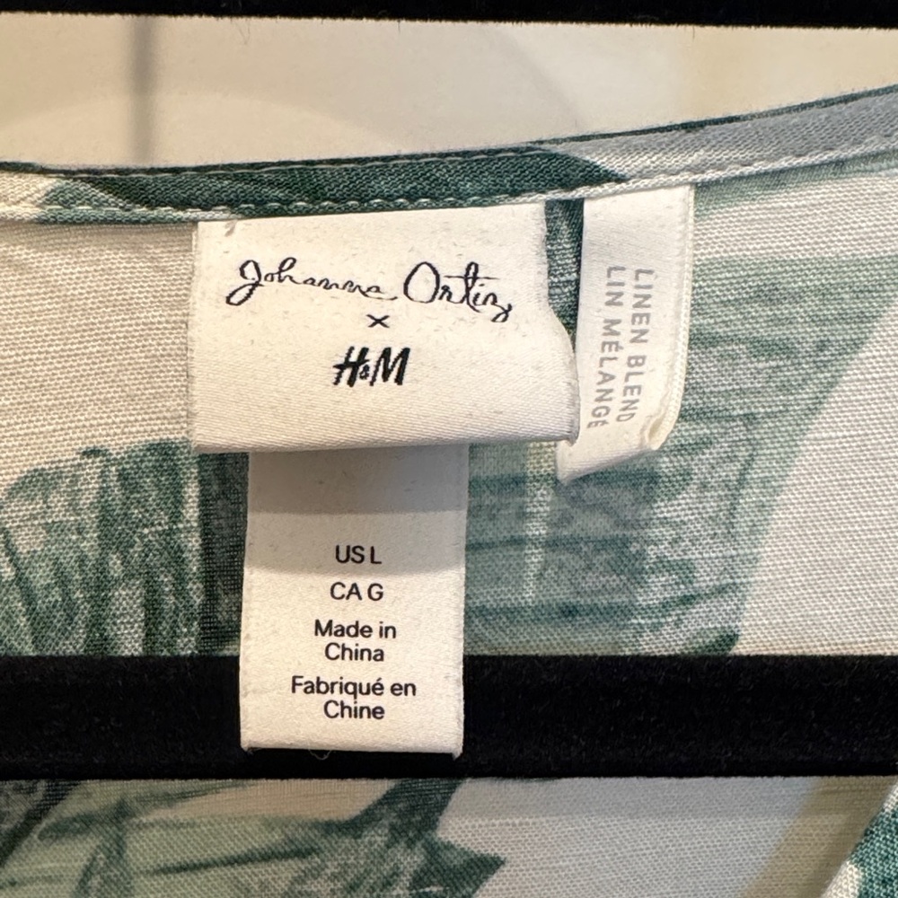 Johanna Ortiz x H&M Tropical Green Leaf Print Maxi Dress - Picture 3 of 4